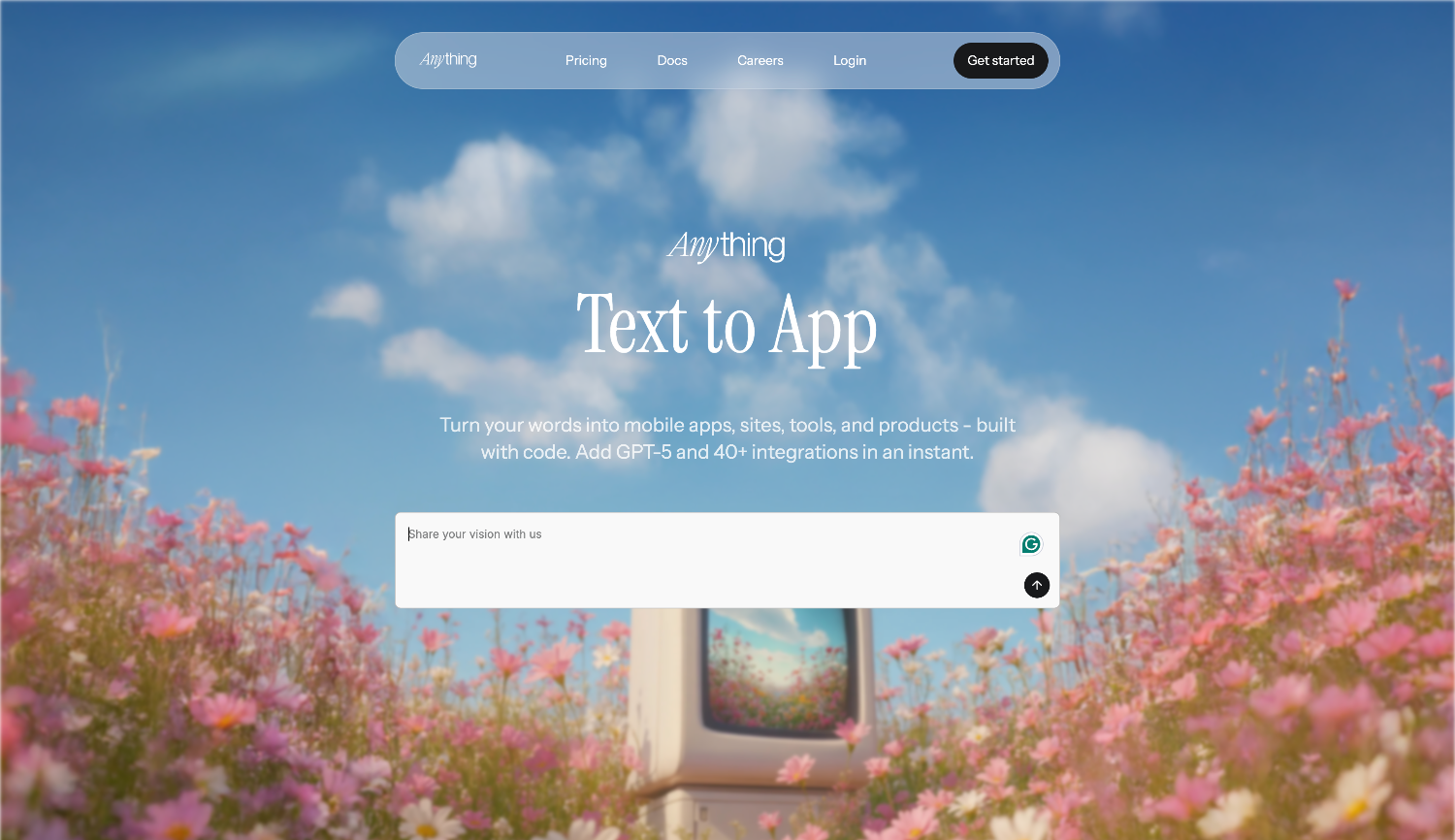 Create Anything App CreateAnything AI